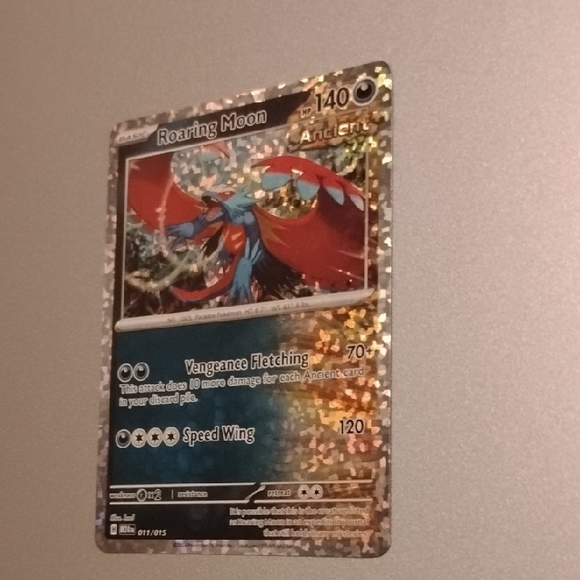 roaring moon pokemon card 140 Roaring Moon - 109/162 (TEF) Rare main image 1